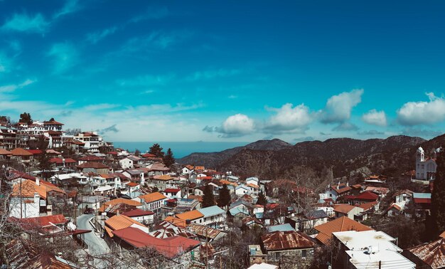 Pueblo de Pedoulas en Chipre