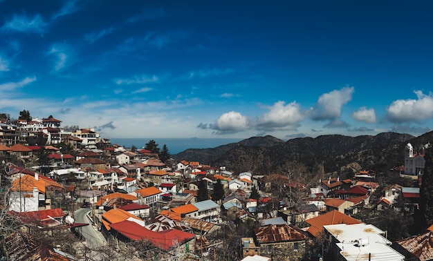 Pueblo de Pedoulas en Chipre