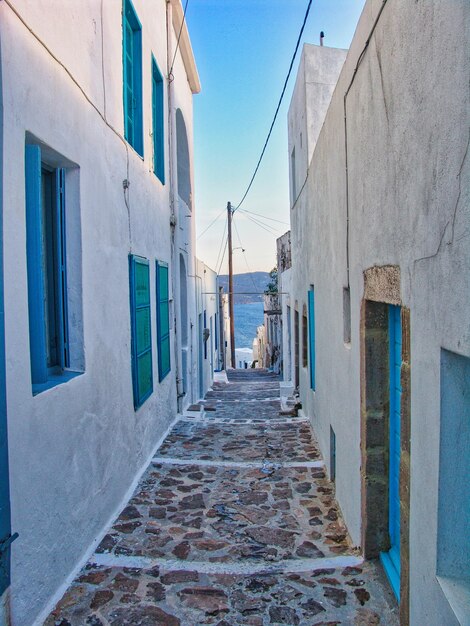 Pueblo de Plaka en la isla Grecia de Milos