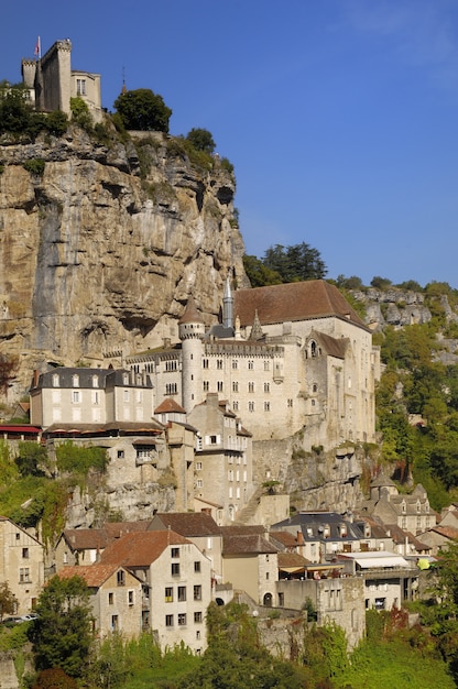 Pueblo de Rocamadour en Midi-Pirineos, Francia