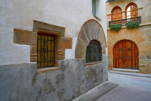 Pueblo de Rubielos de Mora en Teruel España