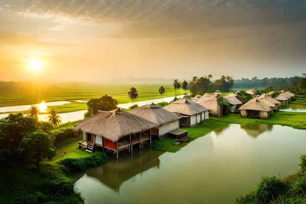 Un pueblo en la selva