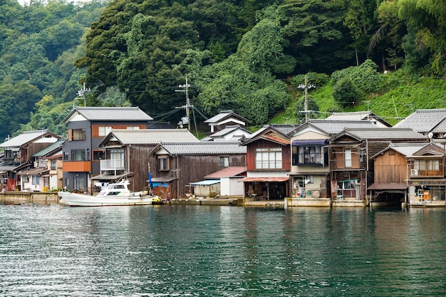 Pueblo viejo tradicional, Ine cho en Kyoto