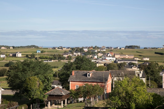 Pueblo de Villapedre en Asturias España