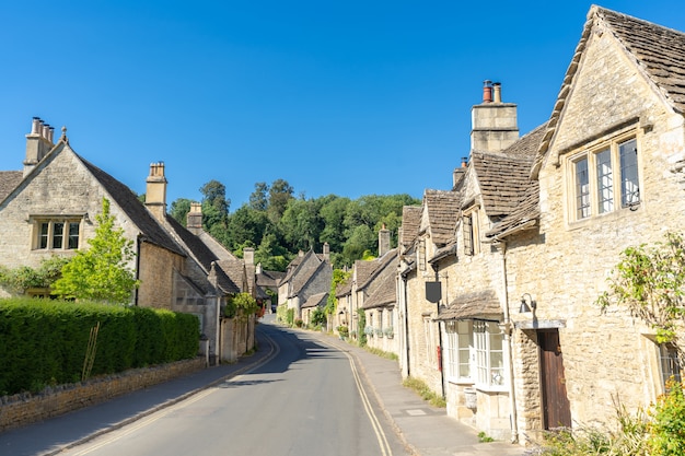 Foto pueblos de cotswolds en inglaterra reino unido