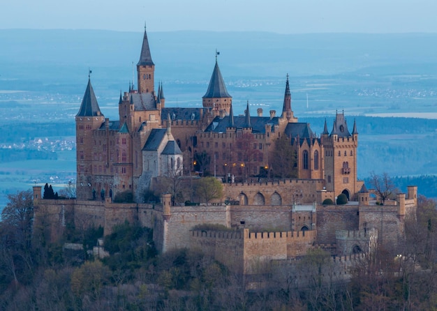 Puedes disfrutar de la mejor vista del castillo de Hohenzollern.