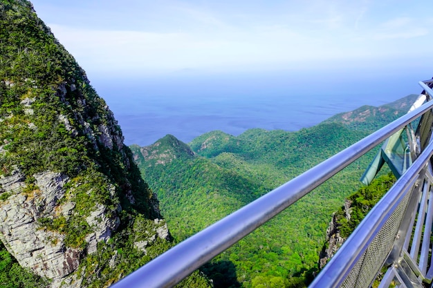 Puente aéreo de la isla de Langkawi en Malasia