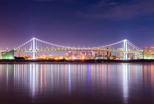 Puente del arco iris en Japón.