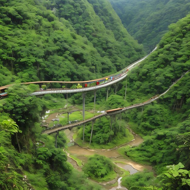 El puente de Banaue en Filipinas AI