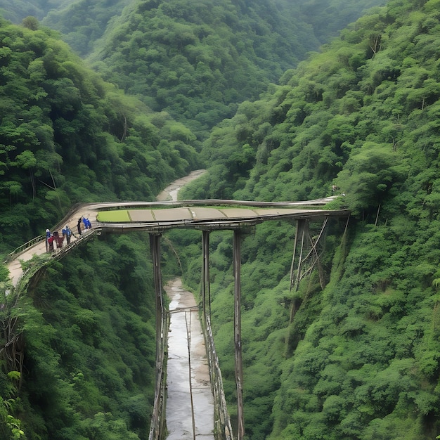 El puente de Banaue en Filipinas AI