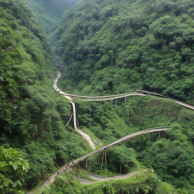 El puente de Banaue en Filipinas AI