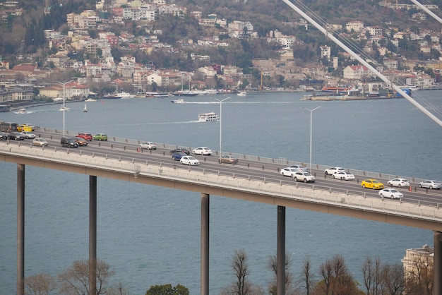 Puente del Bósforo en Estambul Turquía