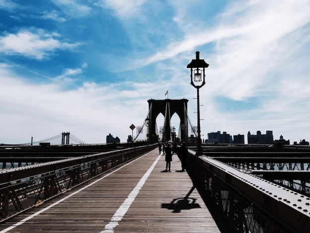 Foto el puente de brooklyn