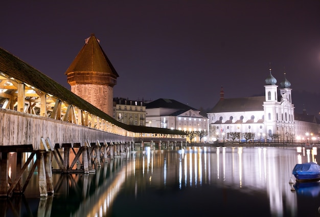 Puente de la capilla de Lucerna, Suiza