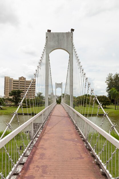 Foto puente de cuerda