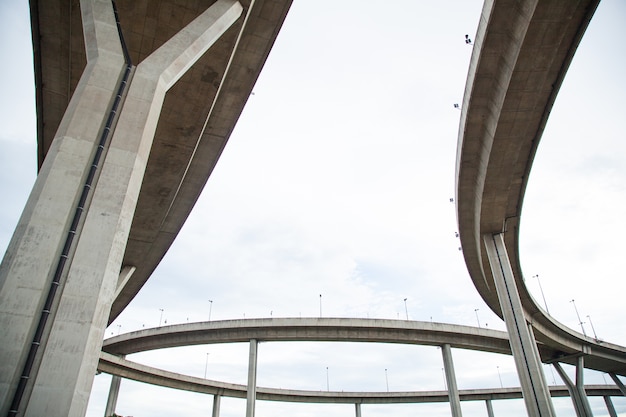 Puente de curva sinuosa