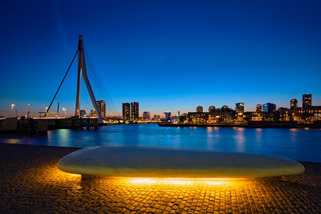 Puente Erasmus, Rotterdam, Países Bajos