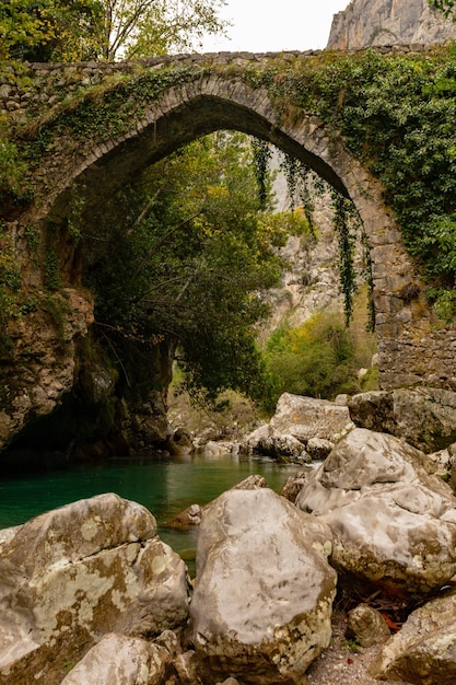 Puente medieval de La Java en Asturias