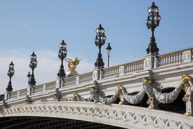 Puente Pont Alexandre III París Francia