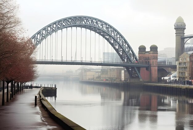 Foto un puente que tiene un puente que dice la palabra cita en él