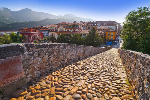 Puente romano de Cangas de Onís en Asturias España