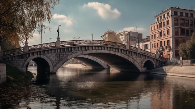 puente sobre el rio liffey