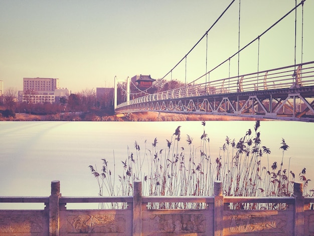 Foto puente sobre el río