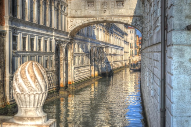 Puente sospiri en tono hdr