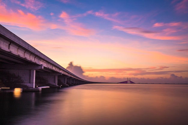 Puente Sunshine Skyway en Florida