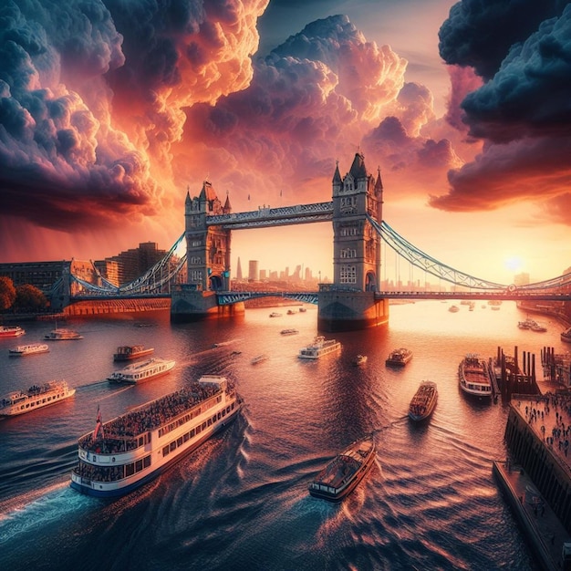 El puente de la Torre de Londres.