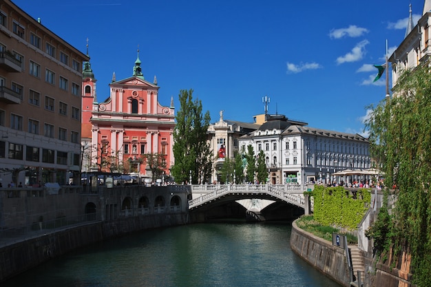 Puente Triple, Tromostovje en Ljubljana, Eslovenia