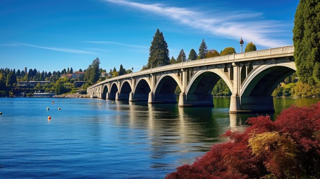 Foto el puente de waterlake en seattle