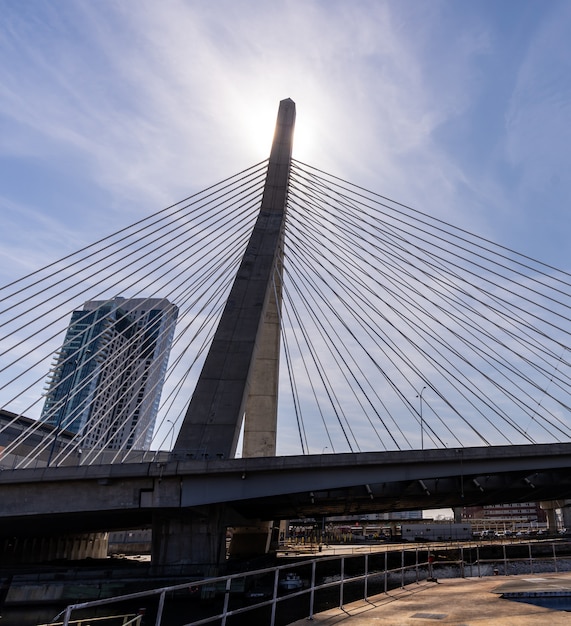 Foto puente zakim de boston