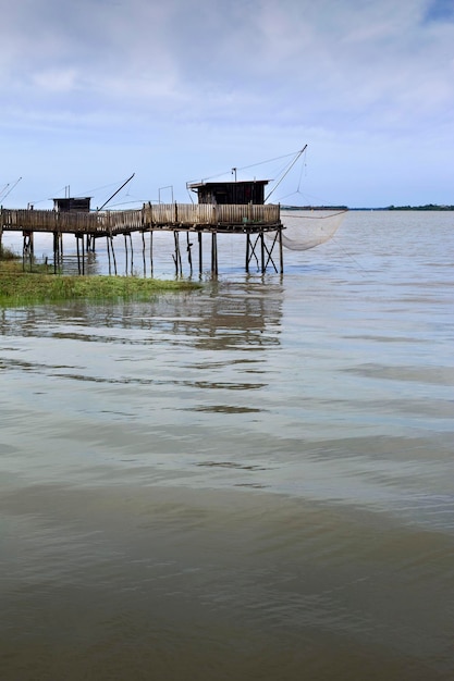 Puentes y cabañas de madera