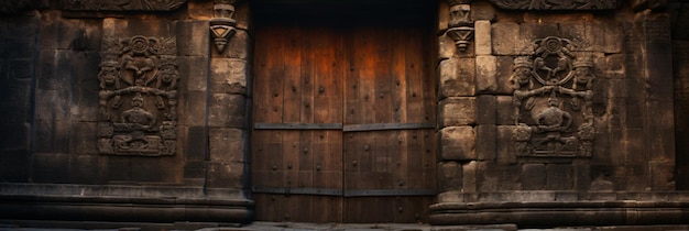Puerta antigua puerta histórica vieja