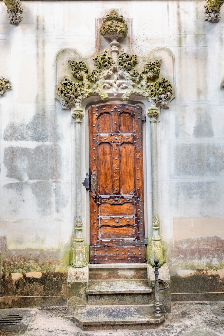 Foto puerta de madera portugal