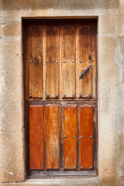 Puerta de madera vieja