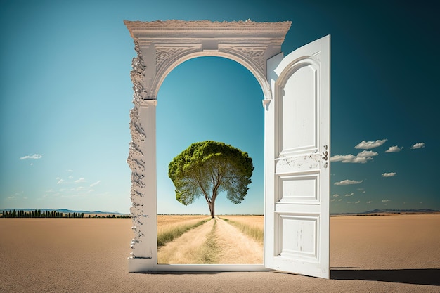 puerta a la naturaleza