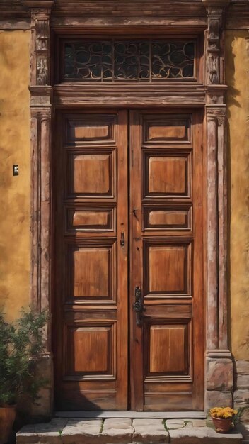 La puerta de la vieja casa.