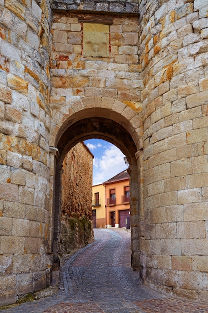 Puerta de zamora de doña urraca en españa.