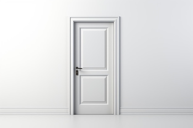 Puertas aisladas de Puf sobre fondo blanco
