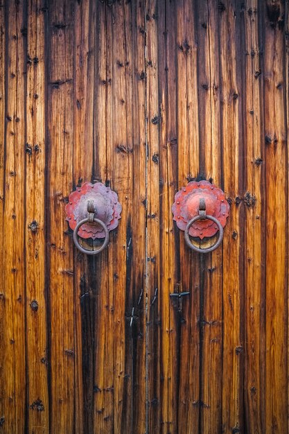 Puertas y cerraduras de estilo chino