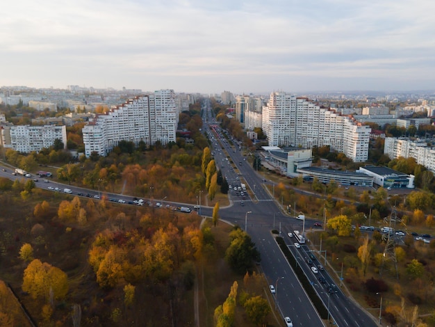 Puertas de la ciudad de Chisinau, la ciudad capital de la República de Moldavia