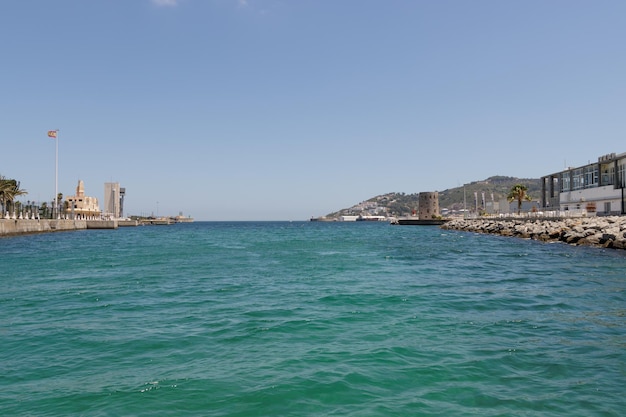 Puerto de Ceuta visto desde el agua