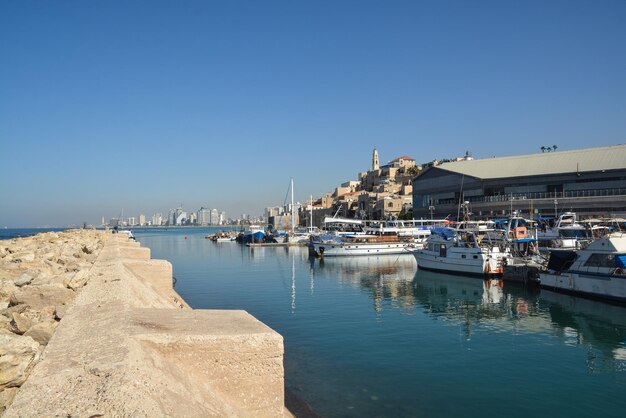 Puerto en la ciudad vieja de Jaffa Tel Aviv