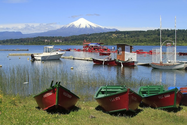 Puerto en la ciudad de Villarica Chile