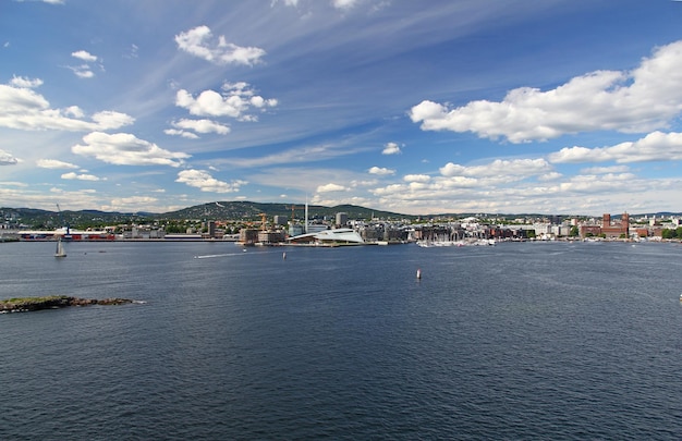 El puerto deportivo de Oslo Noruega