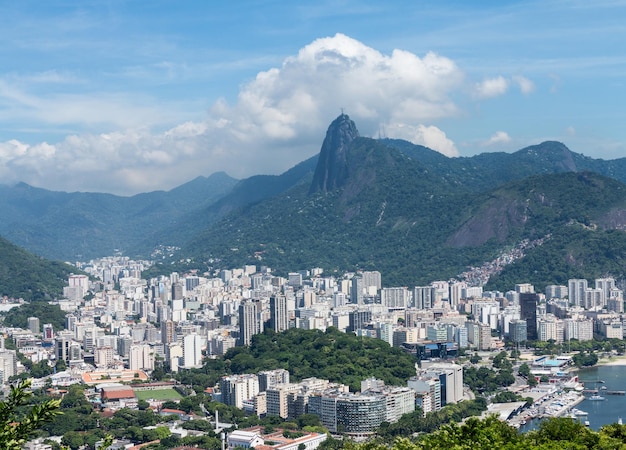 Puerto y horizonte de Río de Janeiro Brasil