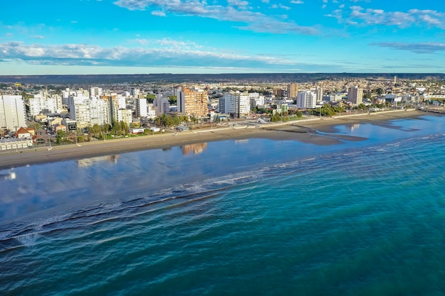 Puerto Madryn City Eingangsportal zum Naturschutzgebiet Halbinsel Valdes Weltkulturerbe Patagonien Argentinien