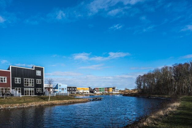 Foto el puerto marítimo al sur de ebeltoft